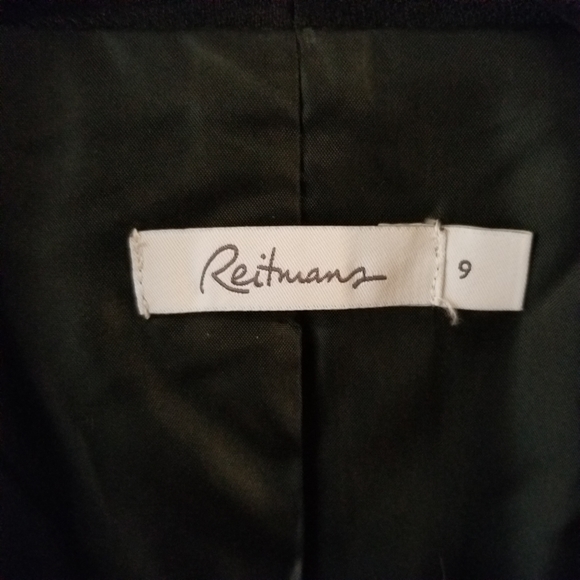 Reitmans Open Front Blazer with 3/4 Length Sleeves, Size 9 - Picture 4 of 5